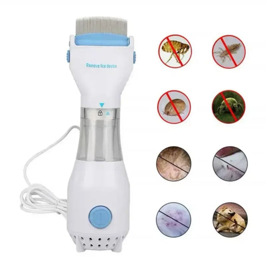 Electric Vacuum Flea & Lice Comb for Pets